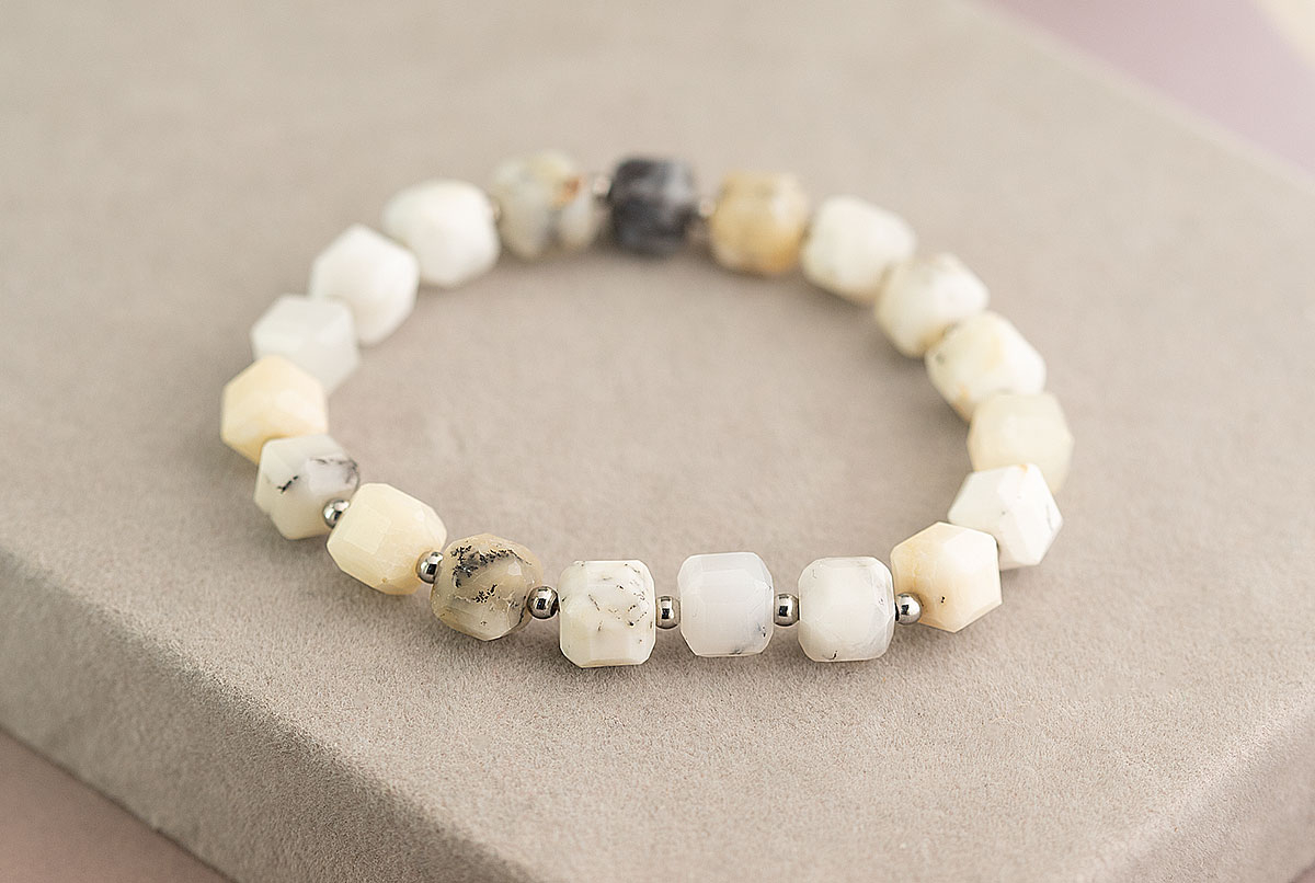 Браслет из опала артикул BPL452